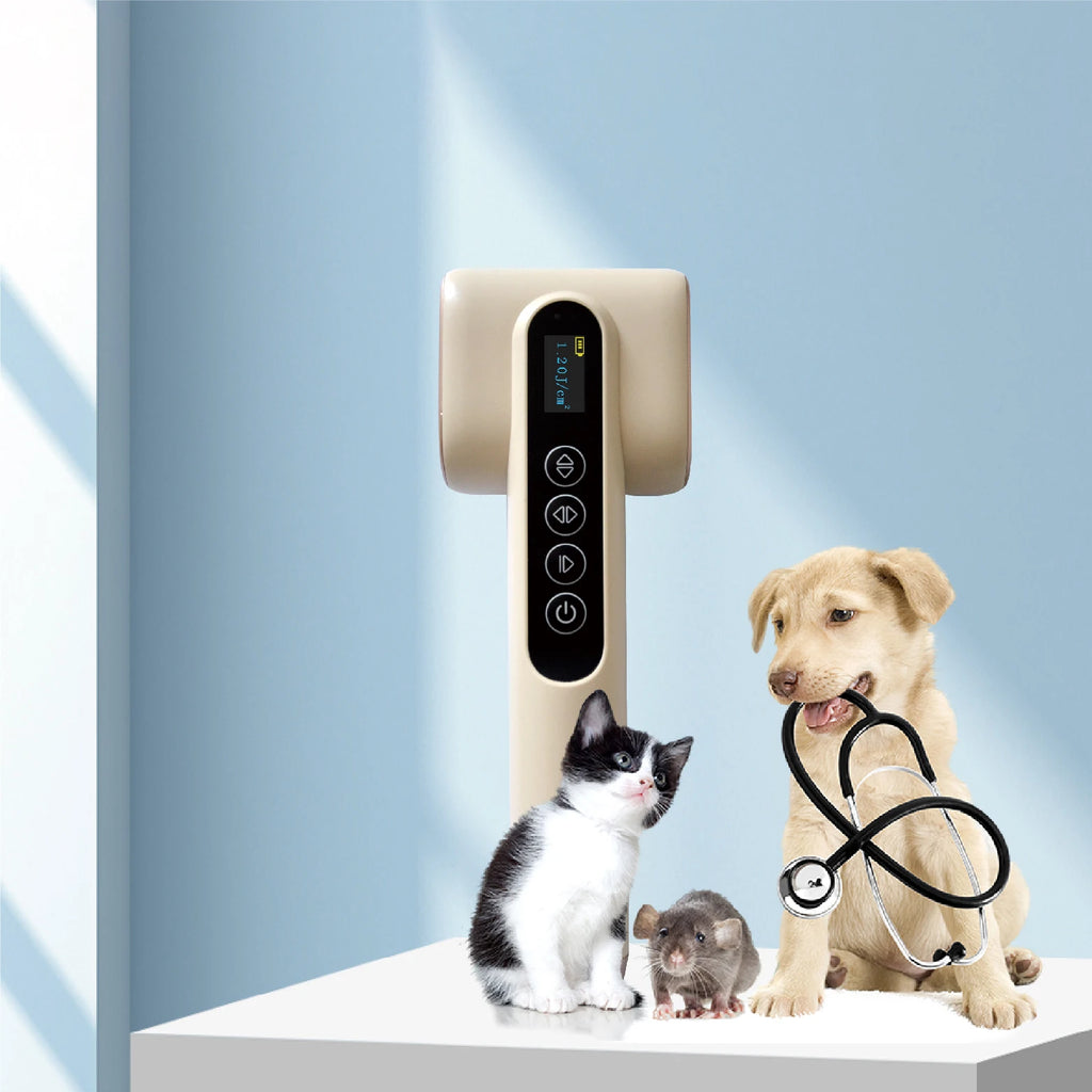 Veterinary LED Laser Therapy Device for Pet Care Red & Blue Light Therapy with UVB Specially Designed for Dogs and Cats