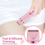 Woman Hair Trimmer Electric Razor,Dual-Head 2 IN 1 Design,Female Shaver For Underarm Arm Leg Bikini Groin Hair Groomer Epilators