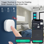 Tuya ZigBee Smart Key Switch Control Remoto Inalámbrico Interruptor Inteligente de Enlace Multiescena Alimentado por Batería Automatización