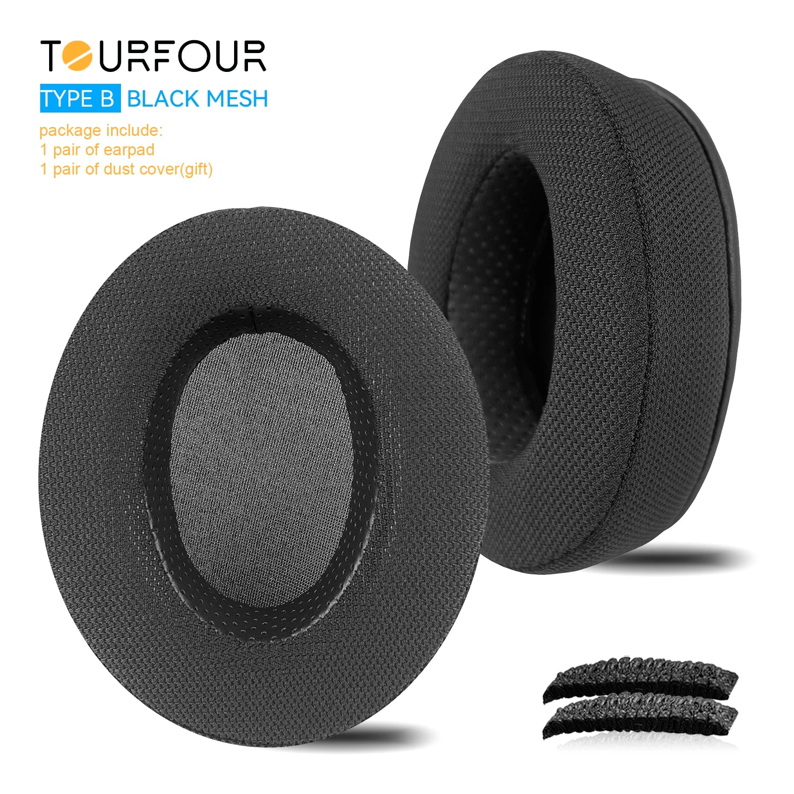 TOURFOUR Replacement Earpads for Audio Technica ATH-M50x,M50xBT,M40x,M30x,M20x,MSR7 Headphones Ear Cushion Sleeve Earmuffs