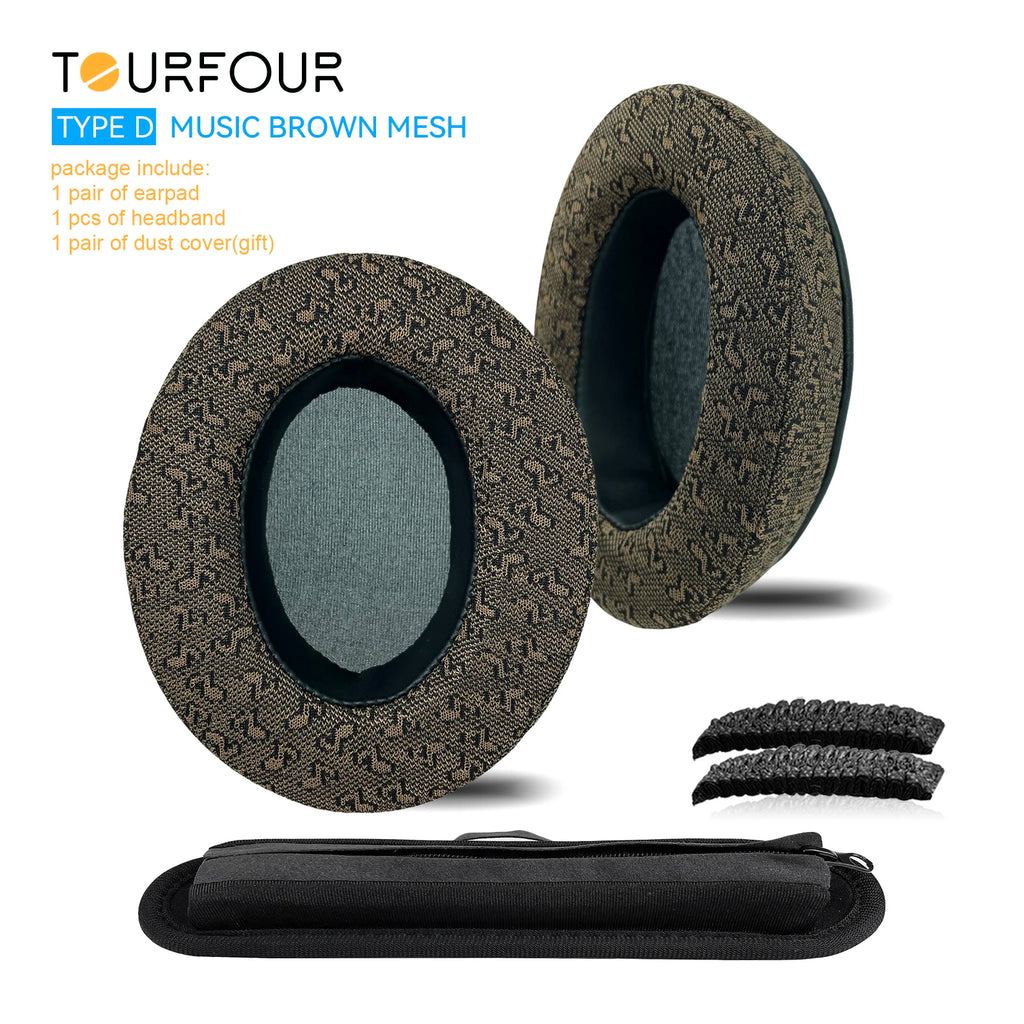TOURFOUR Replacement Earpads for Audio Technica ATH-M50x,M50xBT,M40x,M30x,M20x,MSR7 Headphones Ear Cushion Sleeve Earmuffs