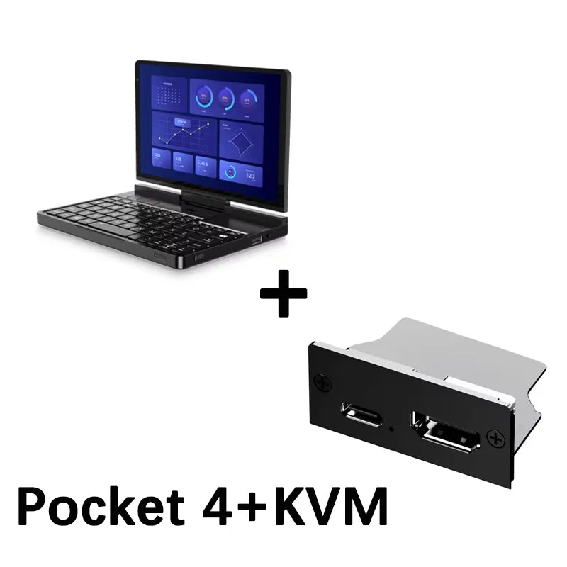 ¡Nueva versión 2025! GPD Pocket 4 de 8,8 pulgadas con AMD AI 9 HX 370, 64 GB de RAM, 2 TB NVMe, resolución 2.5K y tasa de refresco de 144 Hz, Mini Portátil para Gaming