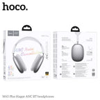 HOCO W65 Plus ANC Noise Reduction Bluetooth Headphones Over The Ear Wireless Big Earphone Hifi Sounds Sport Headsets With Button
