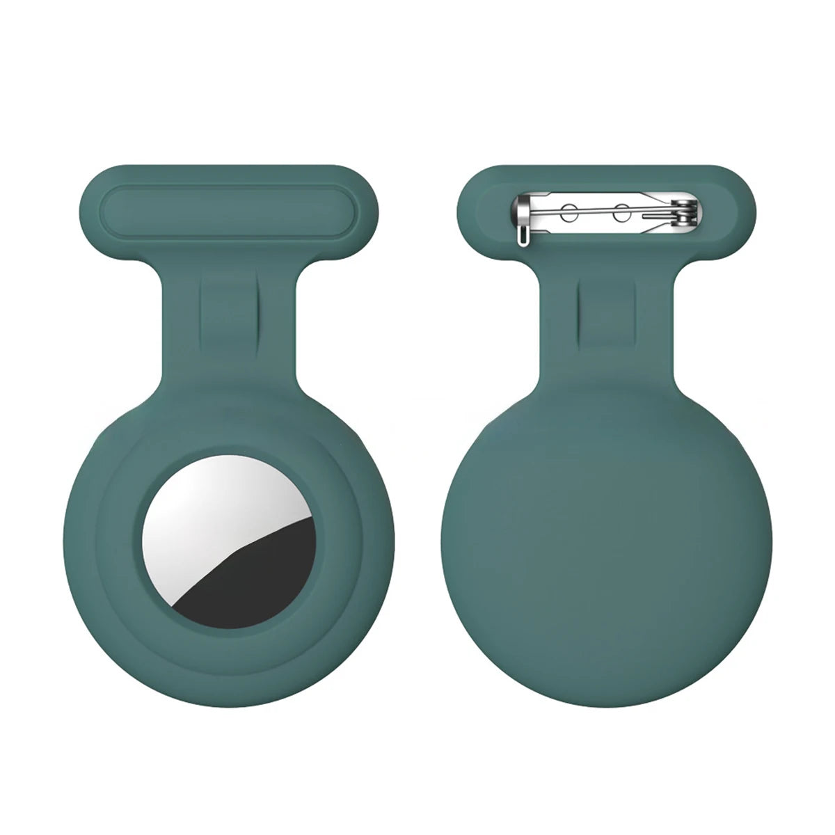 Silicone Air tag Holder Hidden Airtag Holder for Kids GPS Tracker with Brooch Pin, Airtags Clip Child/Elderly/Backpack/Luggage