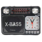 Retro Clock Bluetooth Radio Home Portable Light And Support USB TF Card  Interface Receiver MP3 Music Player