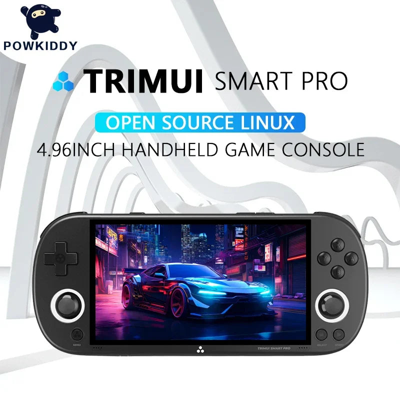 S TRIMUI Smart Pro open source handheld game console retro arcade HD 4.96 inch ips screen game console Linux system battery life