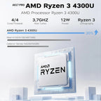 Portátil ACEMAGIC de 15,6/17,3" AMD Ryzen 3 4300U, 16GB RAM 512GB SSD Windows 11 WiFi HDMI USB-C Pantalla grande y Almacenamiento ampliable