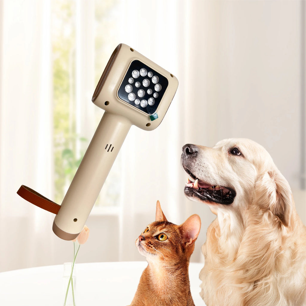 Veterinary LED Laser Therapy Device for Pet Care Red & Blue Light Therapy with UVB Specially Designed for Dogs and Cats