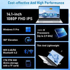 Portátiles NUEVOS Intel Core i9-10980HK 16GB RAM 1/2TB SSD Portátil 14.1-pulgadas Windows 11 Para portátil, computadora, oficina, juegos