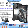 Tablet rugerizada Unihertz 8849 TANK PAD E con proyector Android 21000 mAh 120 Hz Cámara de 50 MP 24 GB 512 GB 66 W Tablet teléfono de 10,95 pulgadas