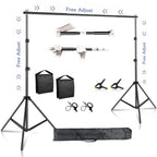 Background Stand Kit Support Frame System Backdrops  Adjustable Stand for Photography Photo Studio Chromakey Green Screen Frame