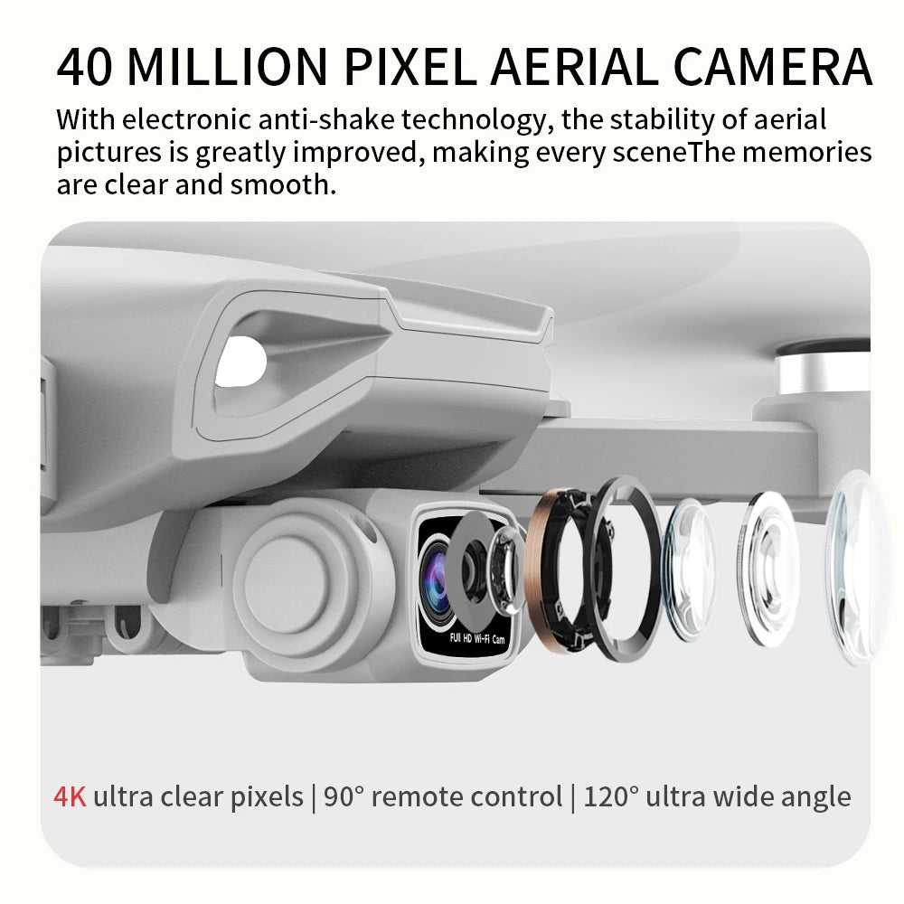 LYZRC Brushless Motor GPS L900 PRO SE Drone 90° Remote Control 4K HD Professional Dual Camera Foldable 5G Wifi FPV RC Quadcopter