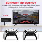 The X2 Pro video game console comes with 50,000 retro games and over 40 emulators, and is compatible with PS1/N64/PSP.