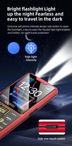 GSM 2G Unlocked Slim Large Push-Button Phone For Elderly SOS Key Two Sim Dual Torch Loud Voice Speed dial Cheap Senior Cellphone