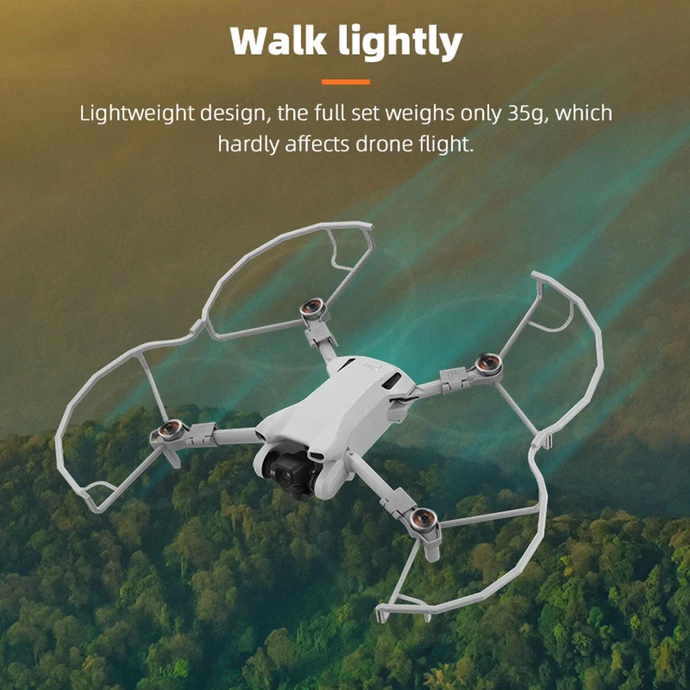 Propeller Protector Lightweight Propeller Protector Blade Bumper Anti-collision Drone Accessories for DJI Mini 3/Mini 3 Pro
