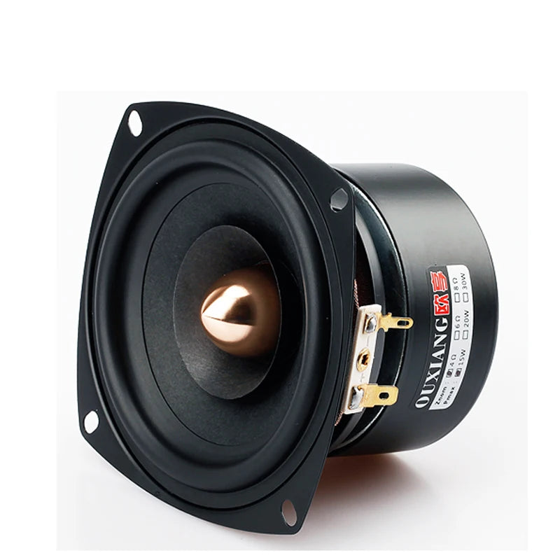 4 Inch Audio Speaker 4 8 Ohm 15-25W Full Range HiFi Speaker Bookshelf Desktop Home Sound Loudspeaker