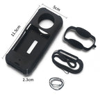 Case for Insta360 X3 with Silicone Lens Cap Protector Shockproof Protective Cover for Insta 360 X3 Anti-scratch Accessories