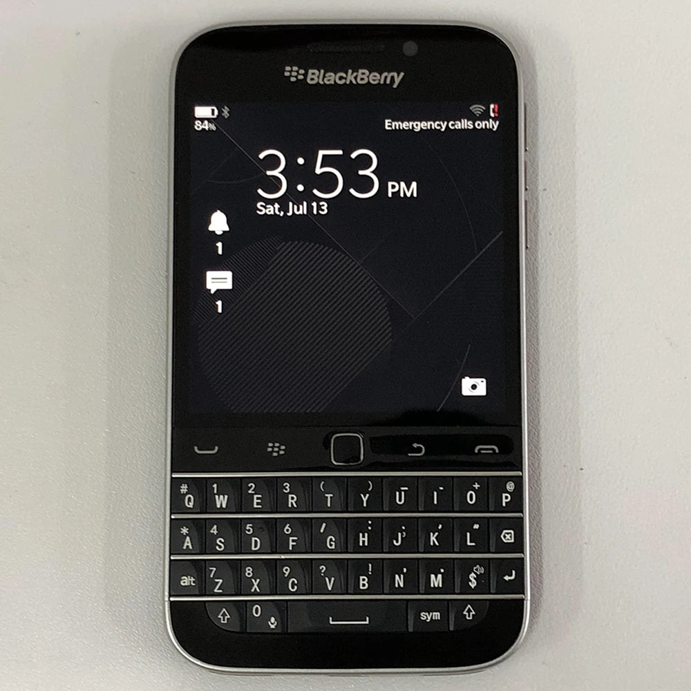 Teléfono móvil celular original BlackBerry Classic Q20 4G 3.5" 2GB RAM 16GB ROM Cámara 8MP+2MP WiFi BlackBerryOS Desbloqueado
