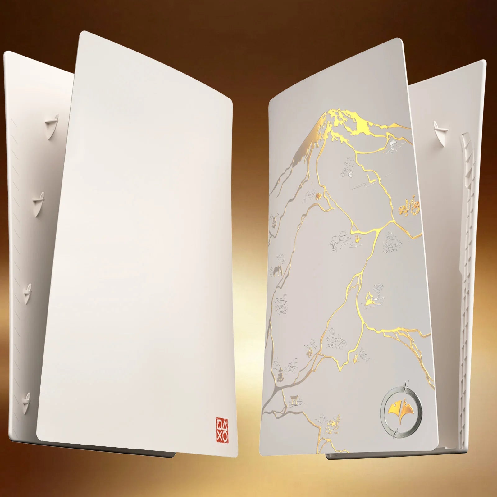 DIY Decoration Accessorie Ghost Console Cover for PlayStation5 Digital Edition Replacement Yotei Faceplate Shell For PS5 Digital