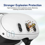 Estuche Transparente Para Accesorios De Meta Quest 3, Cubierta Protectora Para Auriculares VR, Protector De Lente De Cámara, Cristal Templado Para Quest3