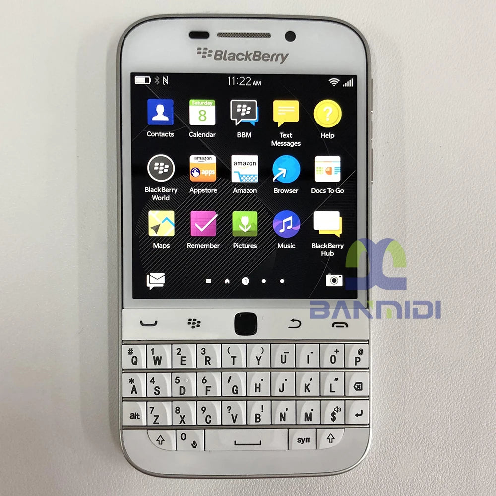 Original BlackBerry Classic Q20 4G Mobile Cell Phone 3.5" 2GB RAM 16G ROM 8MP+2MP Camera WiFi BlackBerryOS Cellphone Unlocked