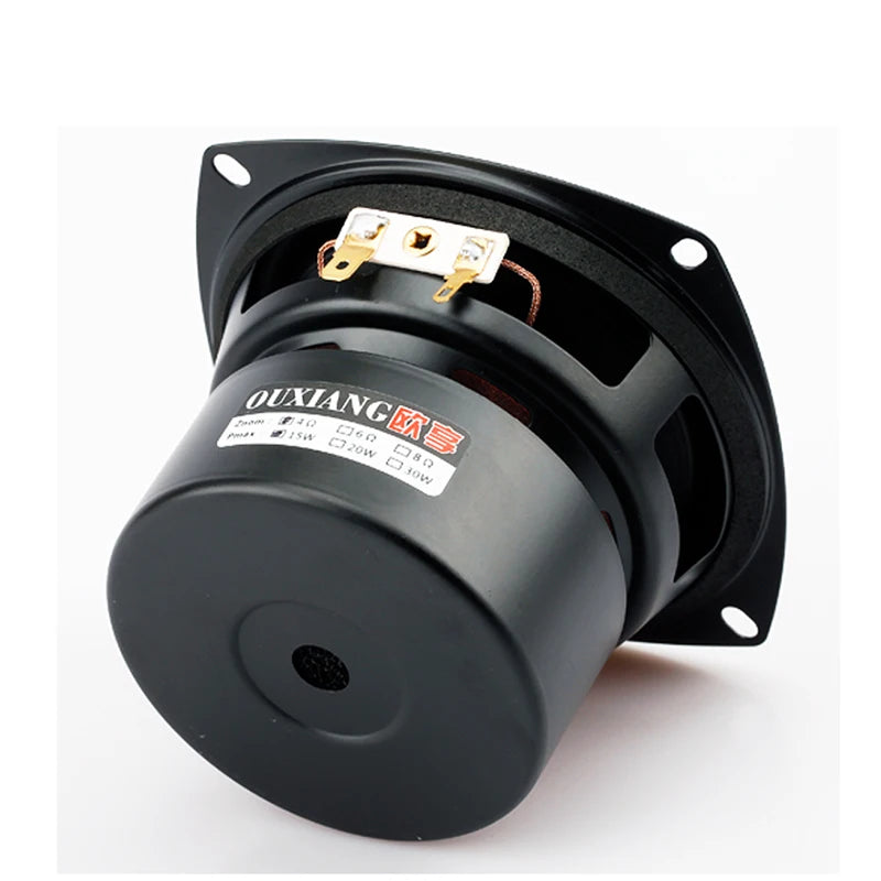 4 Inch Audio Speaker 4 8 Ohm 15-25W Full Range HiFi Speaker Bookshelf Desktop Home Sound Loudspeaker