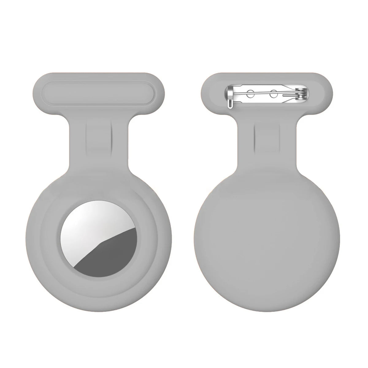 Silicone Air tag Holder Hidden Airtag Holder for Kids GPS Tracker with Brooch Pin, Airtags Clip Child/Elderly/Backpack/Luggage