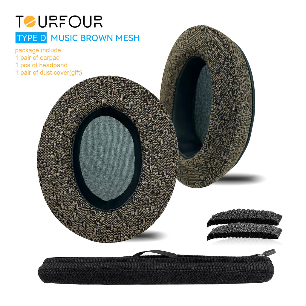 TOURFOUR Replacement Earpads for Audio Technica ATH-M50x,M50xBT,M40x,M30x,M20x,MSR7 Headphones Ear Cushion Sleeve Earmuffs
