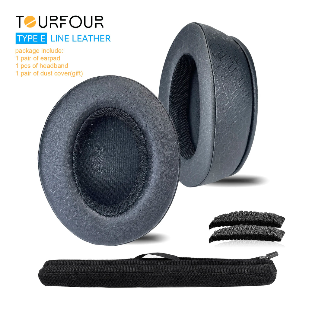 TOURFOUR Replacement Earpads for Audio Technica ATH-M50x,M50xBT,M40x,M30x,M20x,MSR7 Headphones Ear Cushion Sleeve Earmuffs