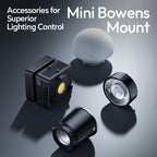 Ulanzi EC65 65W COB Cube Light 13 Light Effects for Vlog Video Production Camera Photography with DC Power Adapter PD Charger