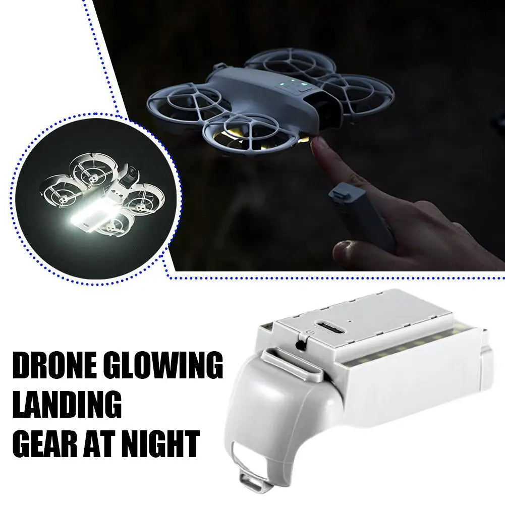 Para DJI NEO LED tren de aterrizaje, luz nocturna para vuelo, trípode, cubierta protectora inferior para dron, recargable, para accesorios DJI NEO