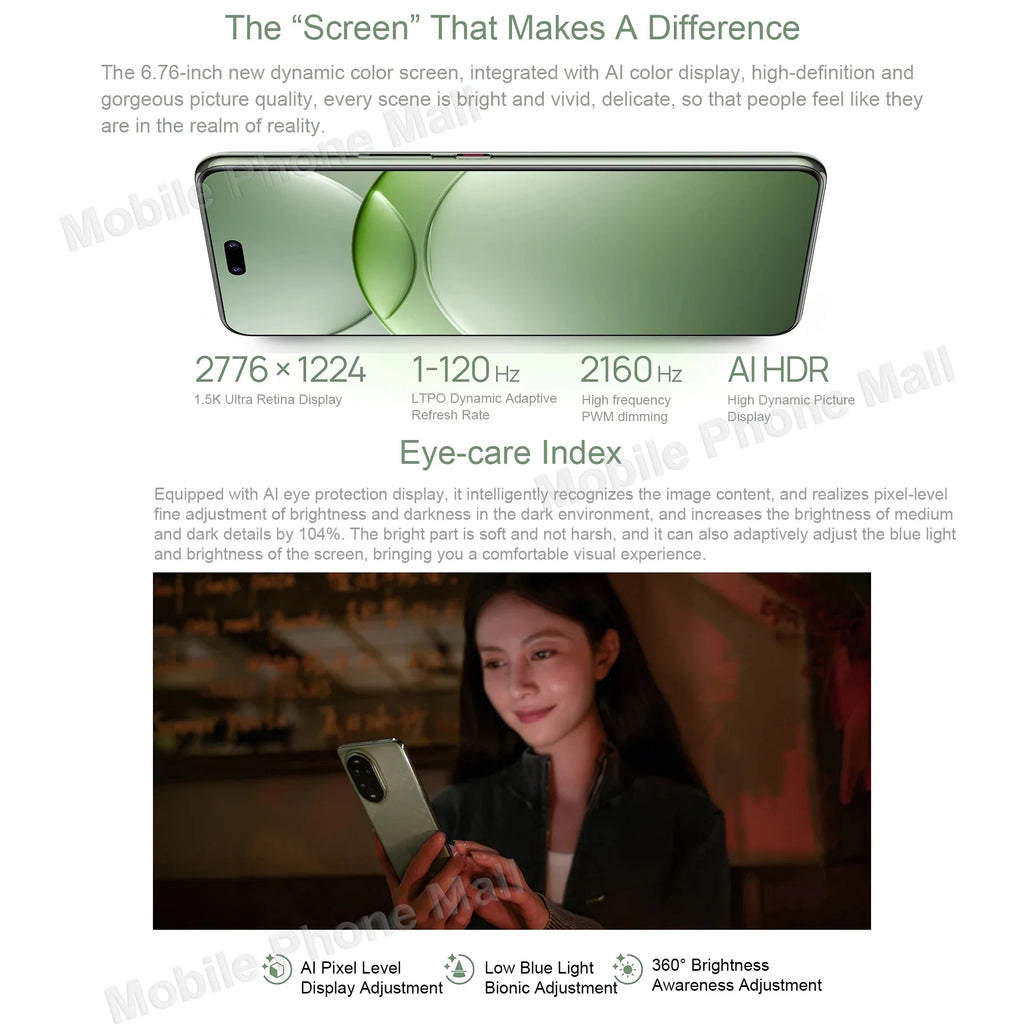 Huawei Nova 13 Pro 5G Mobile Phone 6.76" 120Hz Display Kirin 8000 50MP Camera 5000mAh Battery HarmonyOS 4.2 Smartphone