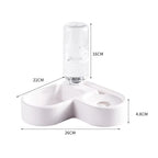 Automatic Double Dog and Cat Bowl-Pet Feeders and Food Bowl Set Suitable for Cats and Dogs Drinking Pet Bowl Moisture-proof New