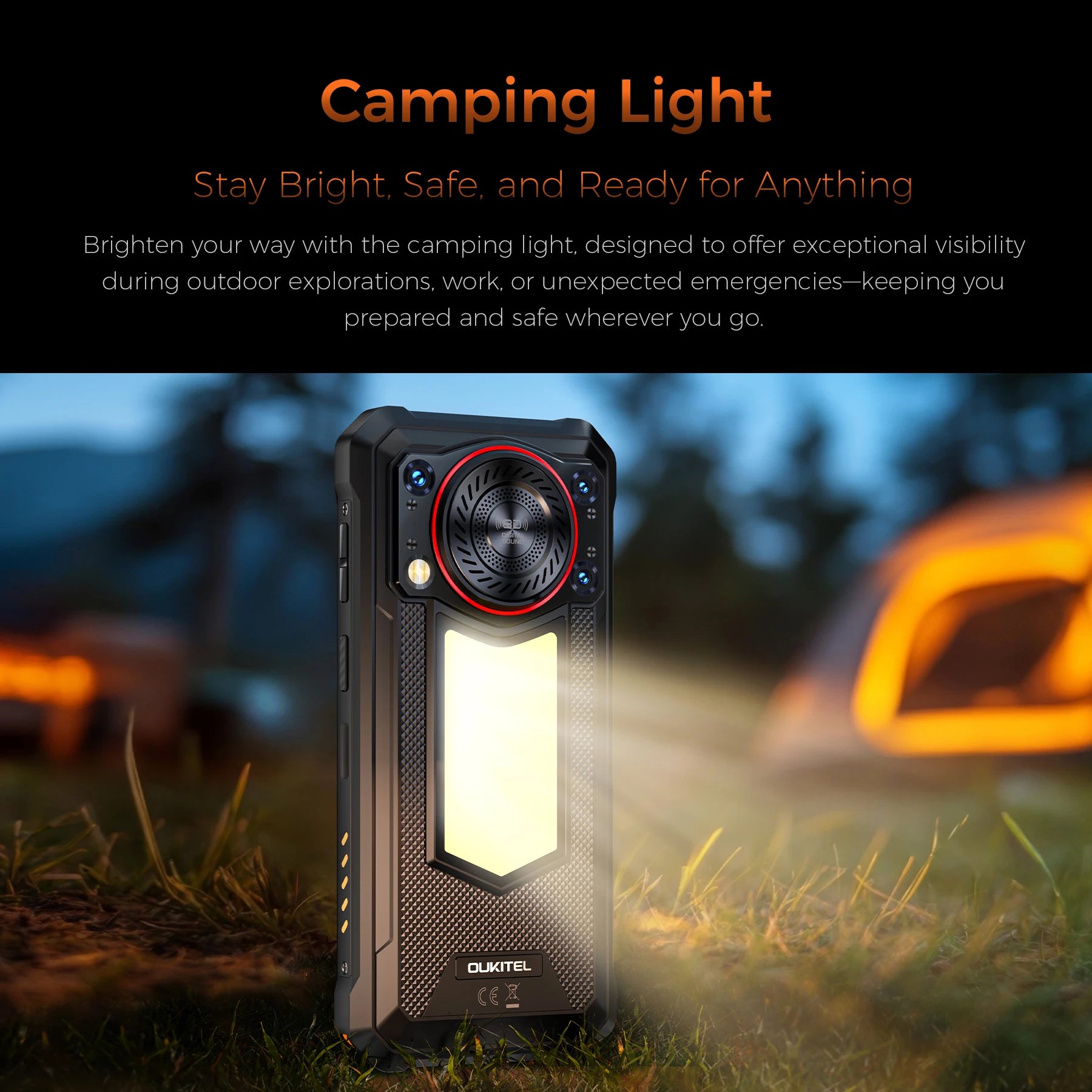 【World premiere】OUKITEL WP53 Rugged Phone, 24GB+128GB, 11000mAh, Android15, Smartphone, 6.52", NFC, Cell Phone, 13MP Camera