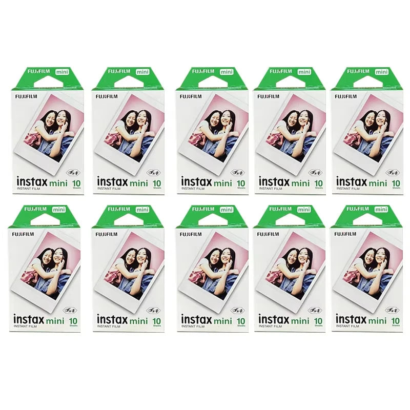 10-100 sheets Fuji Fujifilm instax mini 12 11 9 8 25 40 link white Edge films for instax Instant Camera mini 8 9 7s Photo paper