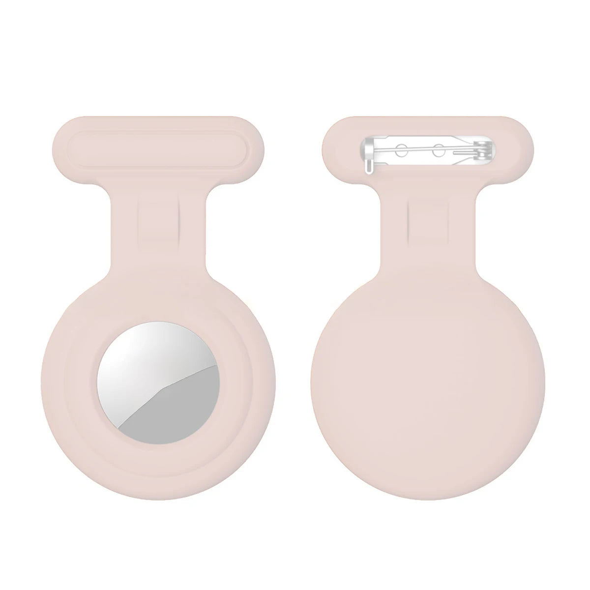 Silicone Air tag Holder Hidden Airtag Holder for Kids GPS Tracker with Brooch Pin, Airtags Clip Child/Elderly/Backpack/Luggage