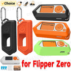 Silicone Protective Cover for Flipper Zero Protective Case with Hanging Buckle Anti Scratch Screen For Flipper Zero Cover
