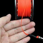 15M/30M Scuba Diving Aluminum Alloy Spool Finger Reel with Stainless Steel SMB Safe Equipment  Accessories Bolt Snap Hook
