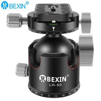 LH50/LH55 Low Profile Tripod Ball Head All Full Metal CNC Panoramic Camera Tripod Head,with 1/4" Arca Swiss Quick Release Plate