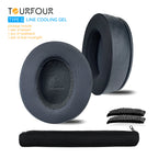 TOURFOUR Replacement Earpads for Audio Technica ATH-M50x,M50xBT,M40x,M30x,M20x,MSR7 Headphones Ear Cushion Sleeve Earmuffs