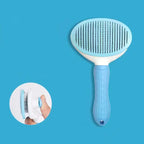 Cepillo de pelo para perros y gatos, cepillo para el cuidado y el cuidado de gatos, peine de acero inoxidable para limpieza de