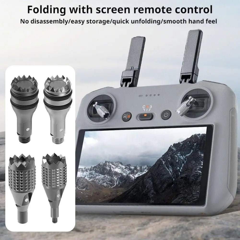 Aluminum Alloy Remote Controller Sticks for DJI RC/RC2 Joystick Rocker Replacement Accessories For DJI RC N1/N2/N3/N1C FPV 123