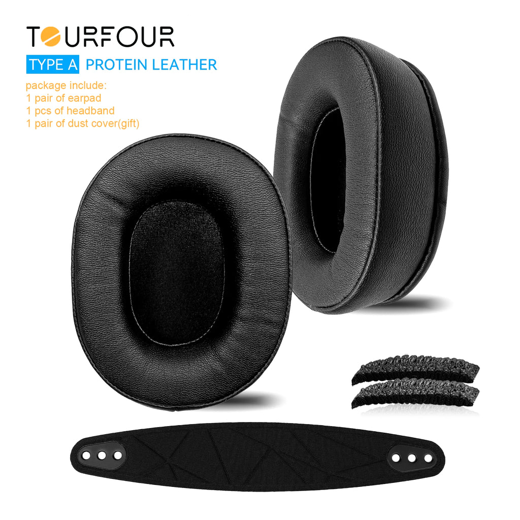 TOURFOUR Replacement Earpads for Steelseries Arctis Nova Pro Wire, Nova 7, Nova 3, Nova 1 Headphones Ear Cushion Headband