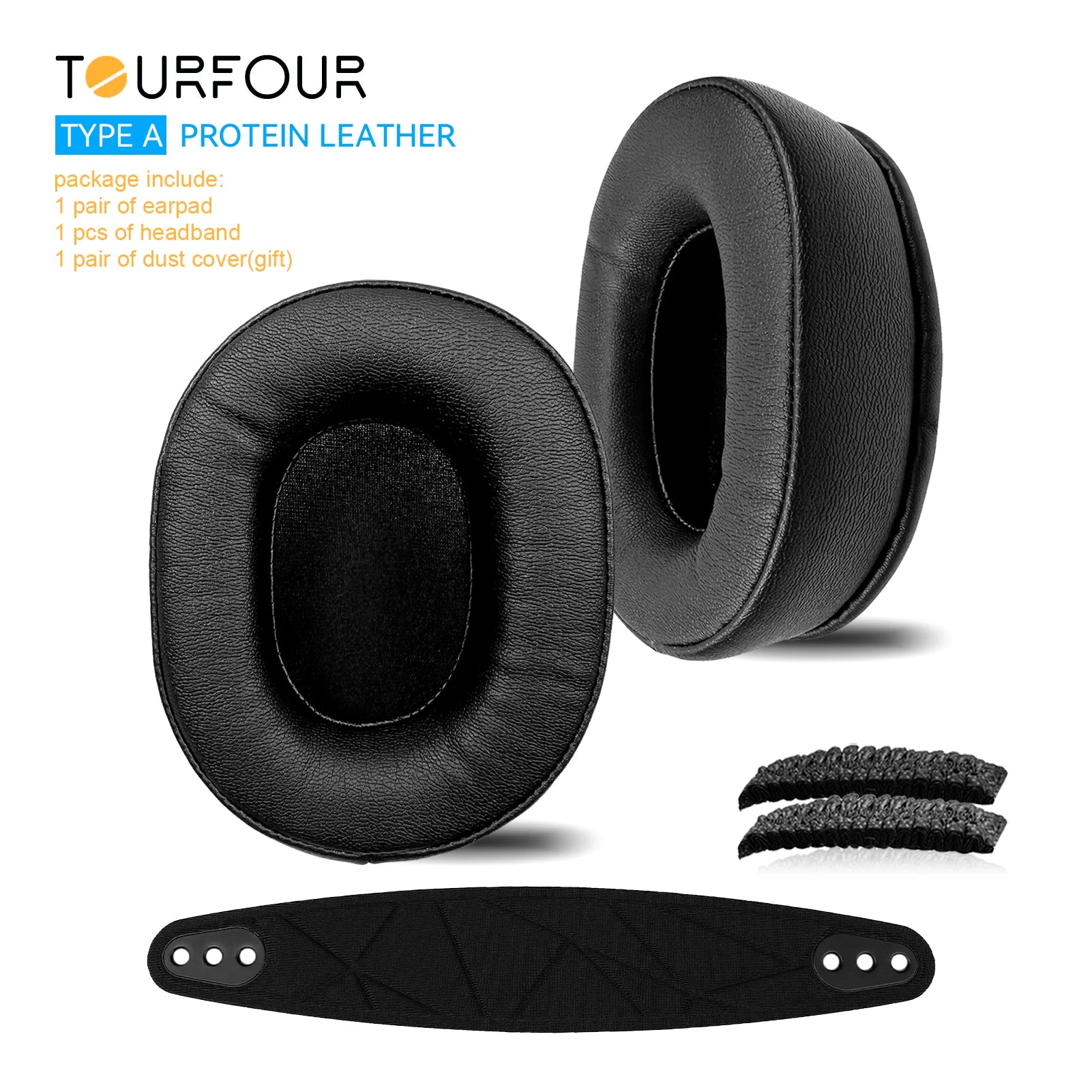 TOURFOUR Replacement Earpads for Steelseries Arctis Nova Pro Wire, Nova 7, Nova 3, Nova 1 Headphones Ear Cushion Headband