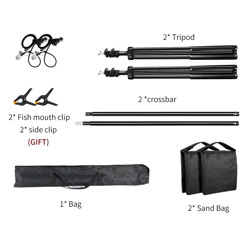 SH 2.6m*3m Suit Adjustable Backdrop Stand for Photography Wedding Photo Studio Backdrop Video Background Frame