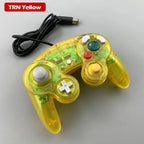 Mando con cable multicolor para consola NGC Mando Joypad para GameCube NGC Joystick clásico Mando para consola de juegos retro Accesorios