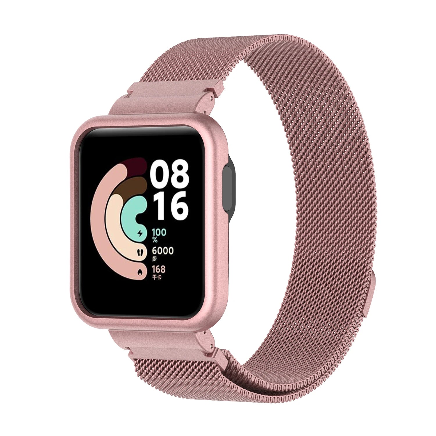 Milanese Magnetic correa Mi Watch Lite 2 metal Magnetic Loop correa For Redmi watch 2  Wristband Bracelet+Case cover