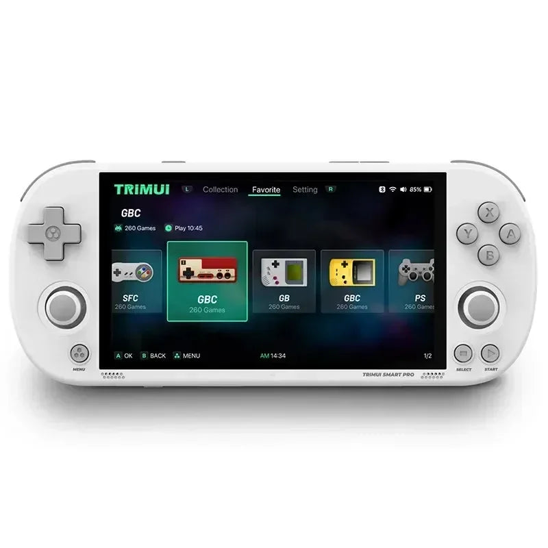 S TRIMUI Smart Pro open source handheld game console retro arcade HD 4.96 inch ips screen game console Linux system battery life