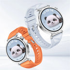 18mm Silicone Strap for Huawei Watch GT4 41MM / GT5 41MM / GT5 Pro 42MM Ice Crystal Pattern Silicone smart watch replacement wri