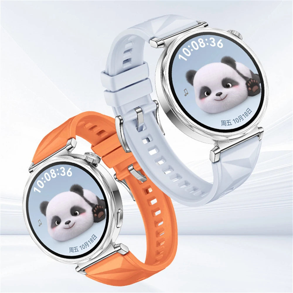 18mm Silicone Strap for Huawei Watch GT4 41MM / GT5 41MM / GT5 Pro 42MM Ice Crystal Pattern Silicone smart watch replacement wri